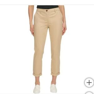Nautica Jeans Ladies' Chino Ankle Pant Khaki Size 12 New with Tags!